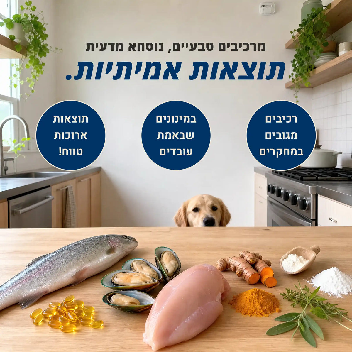 מחמדלי MOVE - תוסף לבריאות המפרקים ותנועה ללא כאב לכלבים